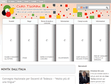 Tablet Screenshot of ciao-tschau.it